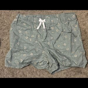 Floral Green Women's Shorts